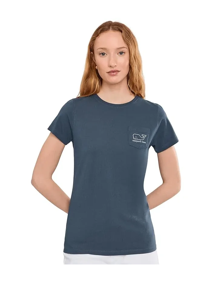 Футболка с карманом Vintage Whale Vineyard Vines — 1