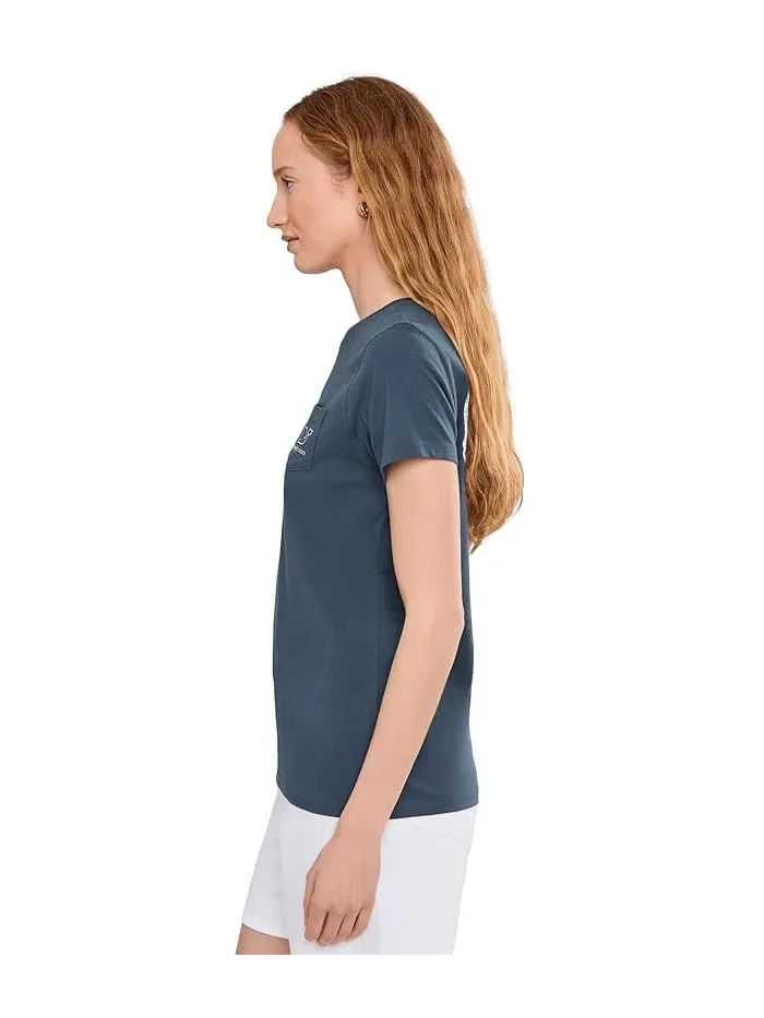 Футболка с карманом Vintage Whale Vineyard Vines — 3