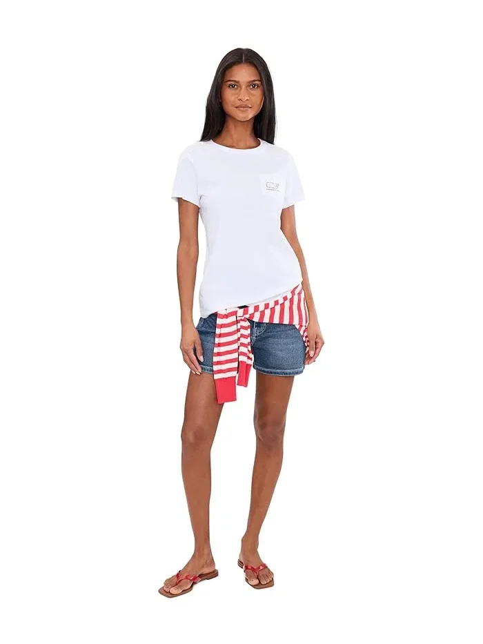 Футболка Vintage Whale Short Sleeve Pocket Tee Vineyard Vines — 2
