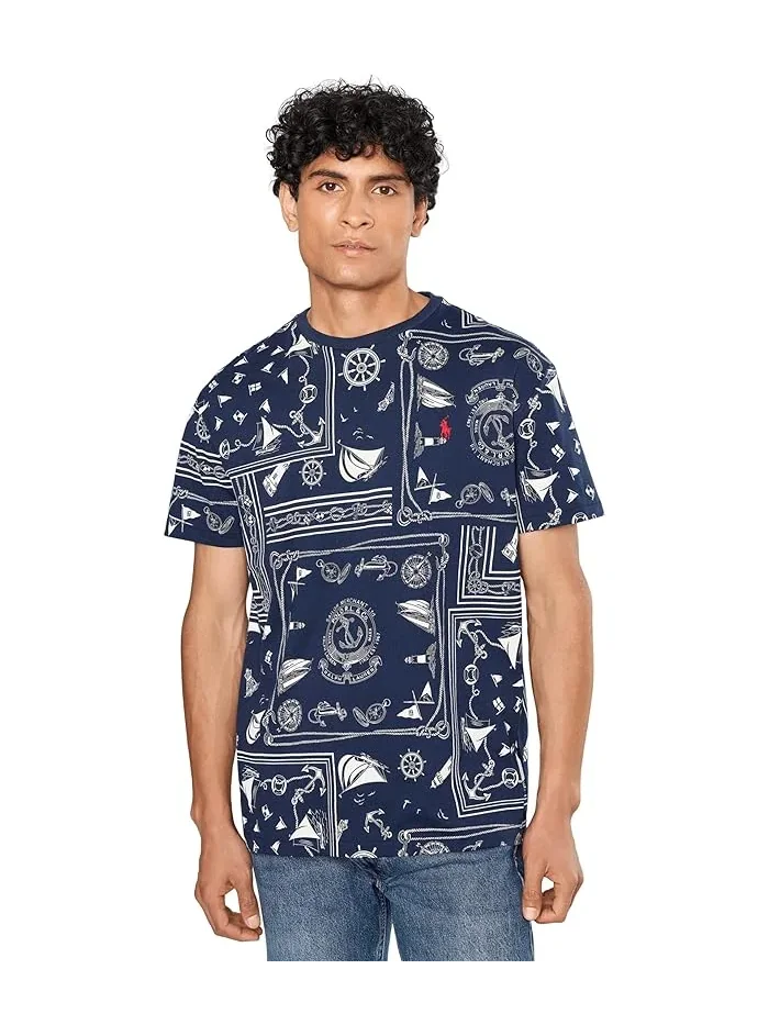 Футболка Classic Fit с принтом Polo Ralph Lauren — 1