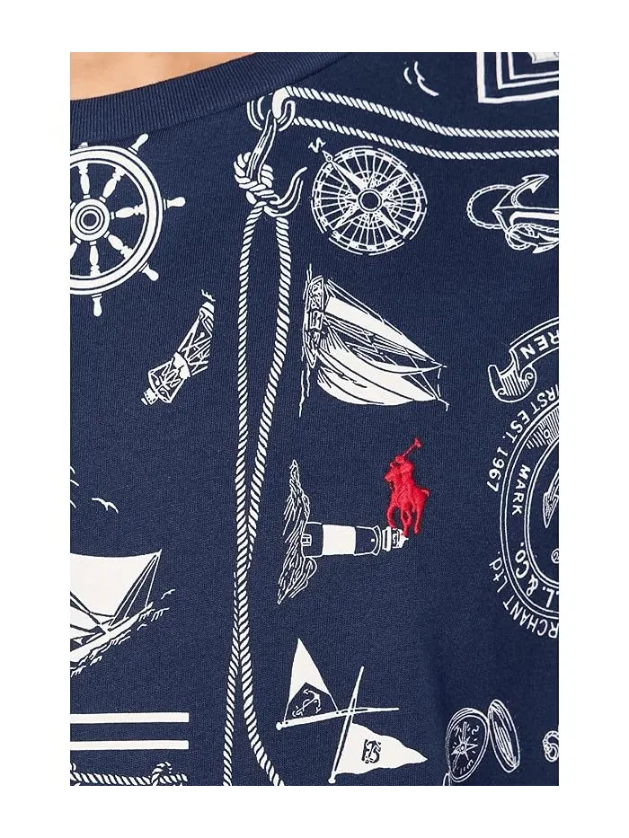 Футболка Classic Fit с принтом Polo Ralph Lauren — 5