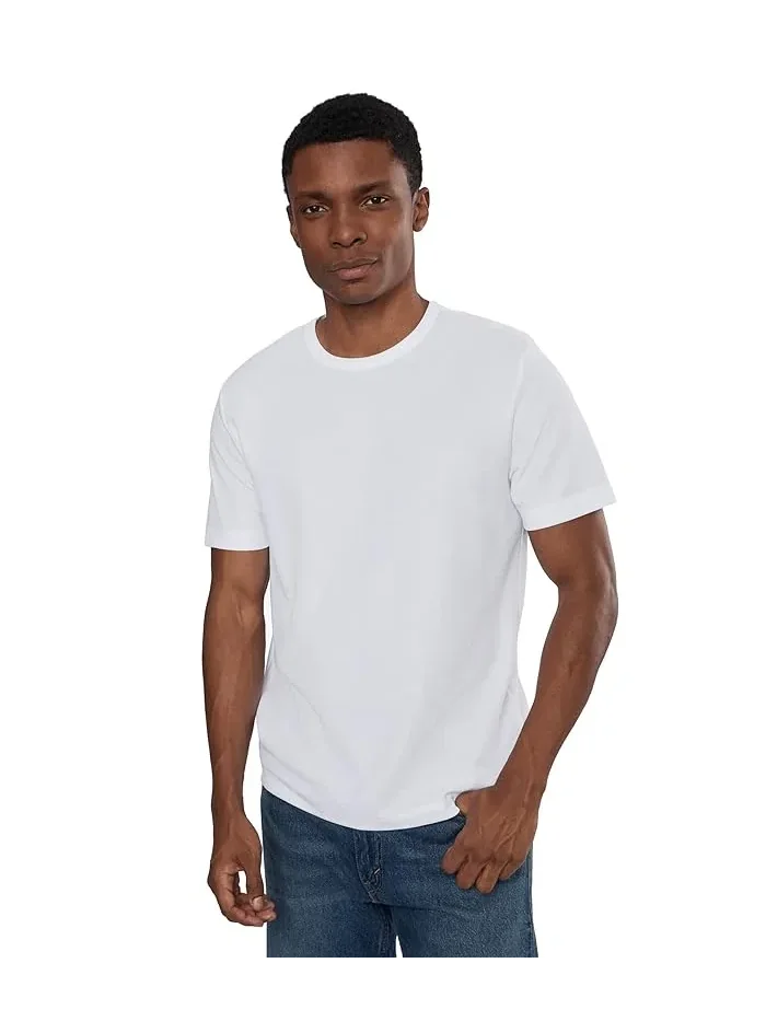Футболка с коротким рукавом Pima cotton Short Sleeve Tee Vince — 1