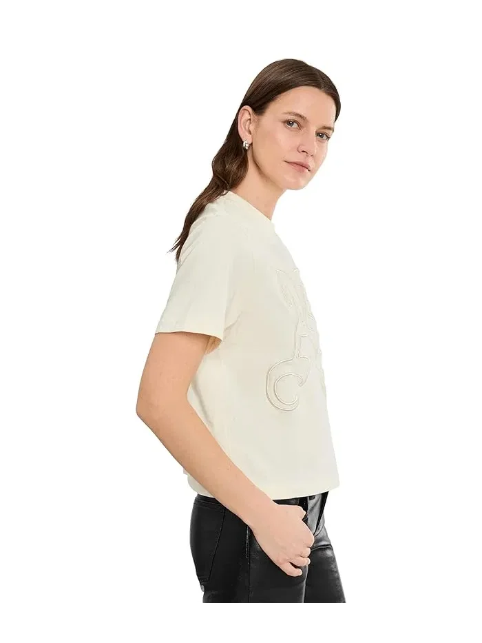 Футболка с тиснением Lisa Emboss AllSaints — 3