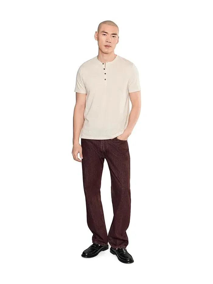 Футболка Henley с текстурой Elm K7387f26 John Varvatos — 2