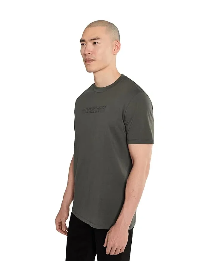 Футболка с принтом Cotton Jersey AX Wording Regular Tee Armani Exchange — 3