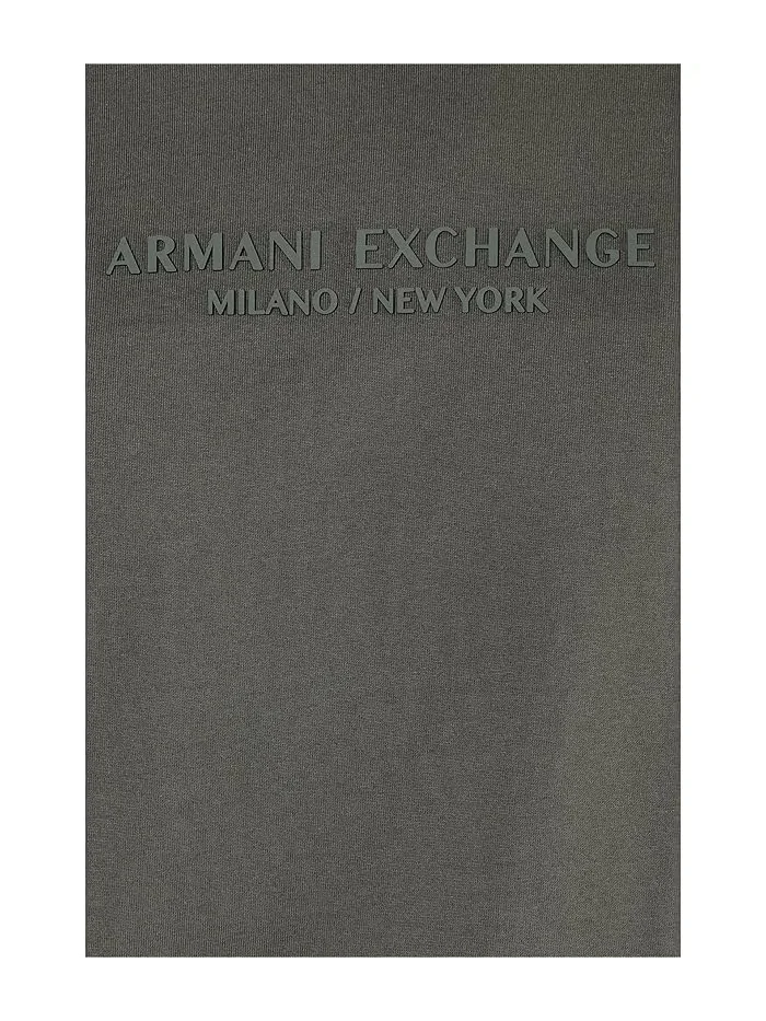 Футболка с принтом Cotton Jersey AX Wording Regular Tee Armani Exchange — 5