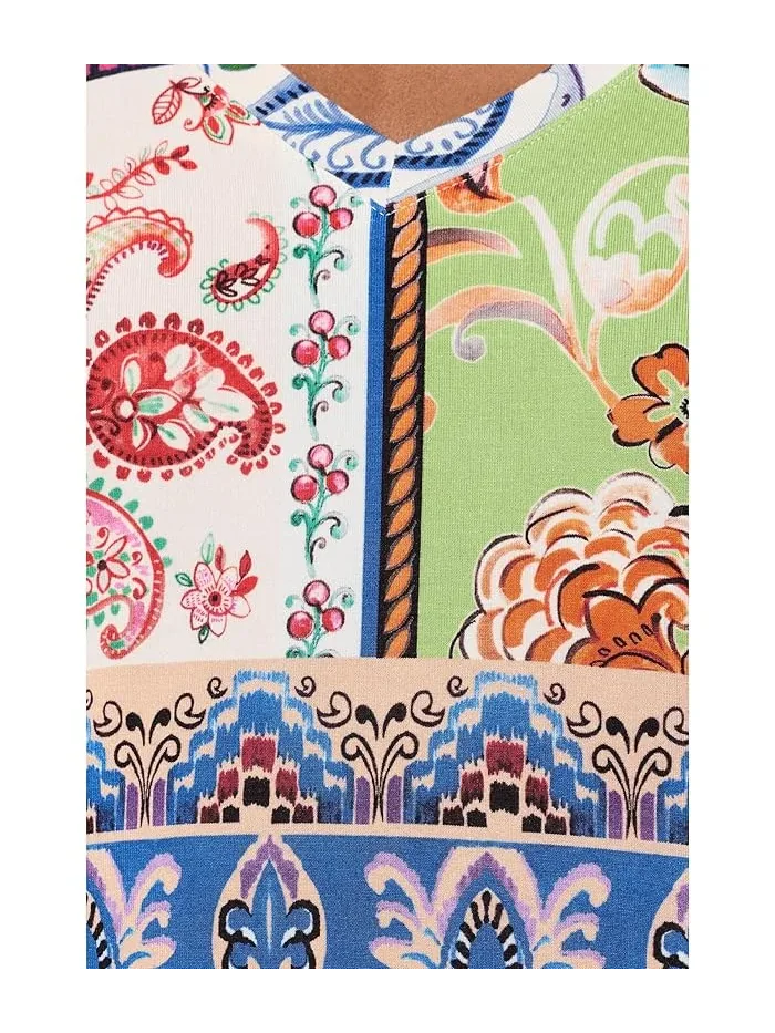 Футболка V-образным вырезом The Janie Favorite Johnny Was, Armeria Scarf — 5
