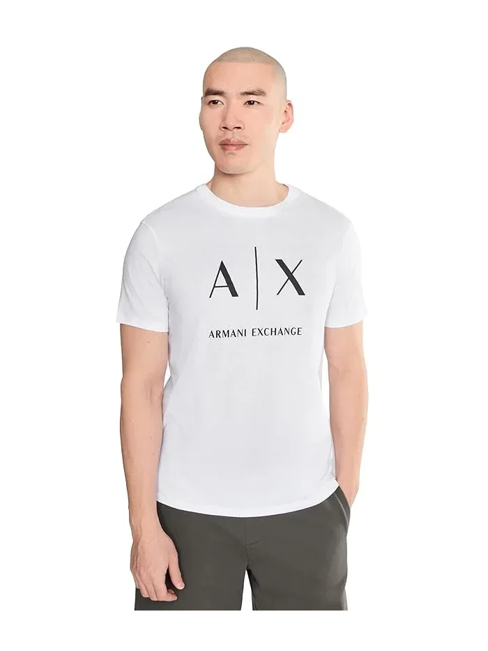 Футболка хлопковая Slim Ax Armani Exchange — 1