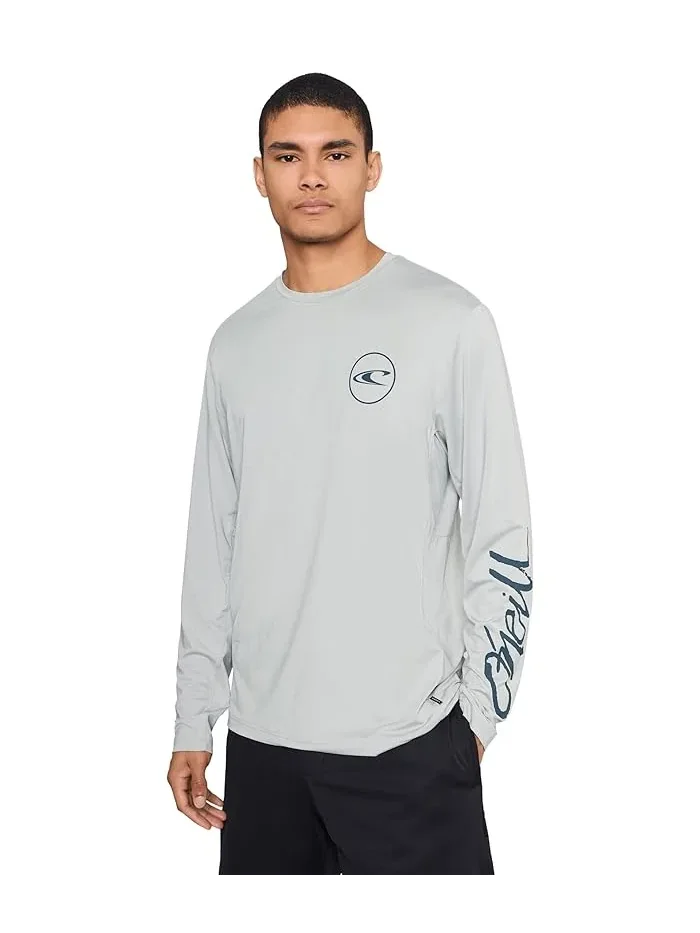 Футболка O'Neill TRVLR UPF Long Sleeve, High-Rise — серый