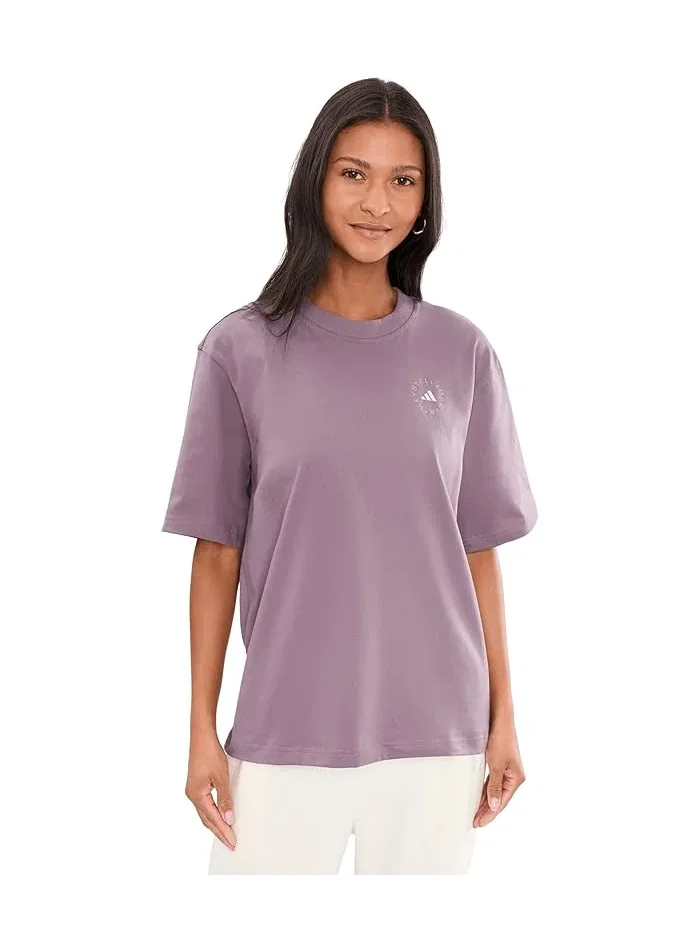 Футболка свободная Loose T-shirt Adidas by Stella McCartney — фиолетовый