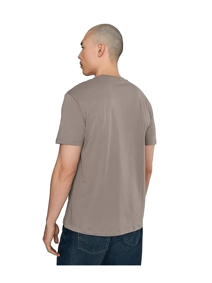 Футболка с коротким рукавом флокированная Armani Exchange — 4