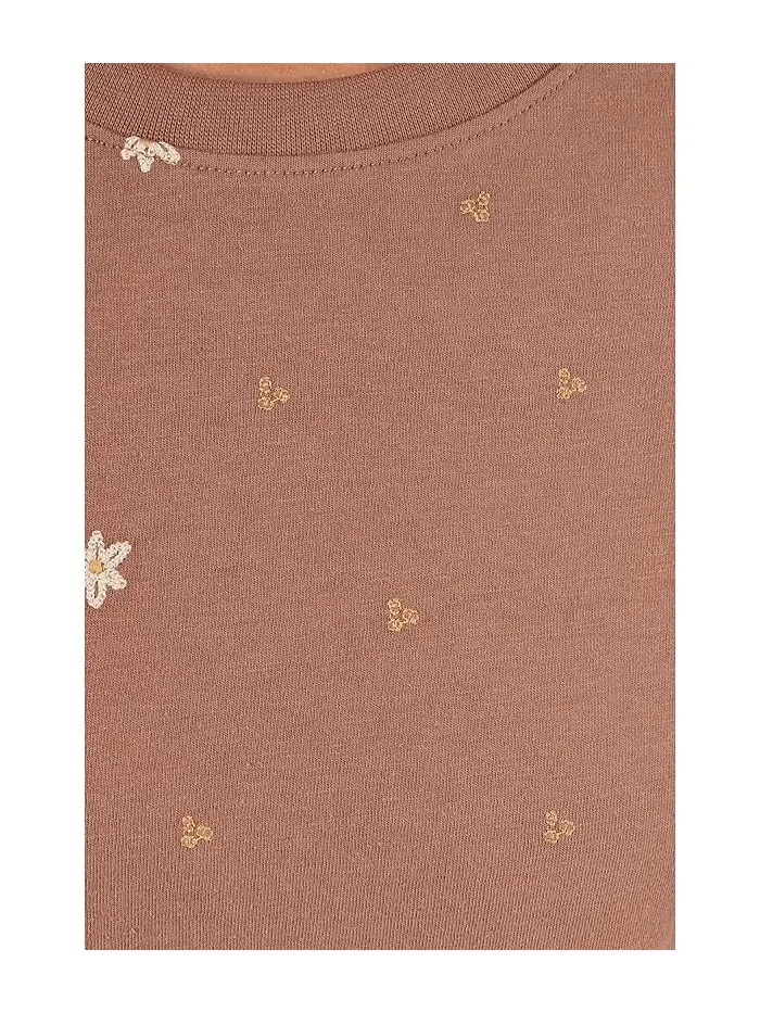 Футболка с вышивкой Re-Form Embroidered Crew Toad&Co — 5