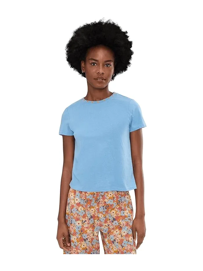 Футболка с вышивкой Re-Form Embroidered Crew Toad&Co — 1