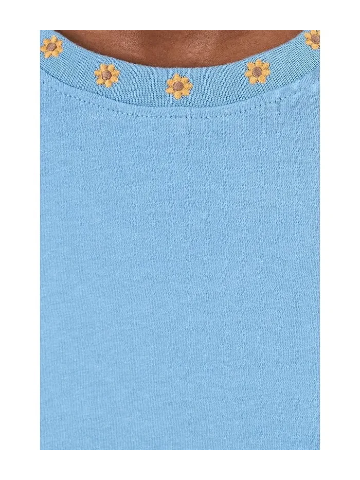Футболка с вышивкой Re-Form Embroidered Crew Toad&Co — 5