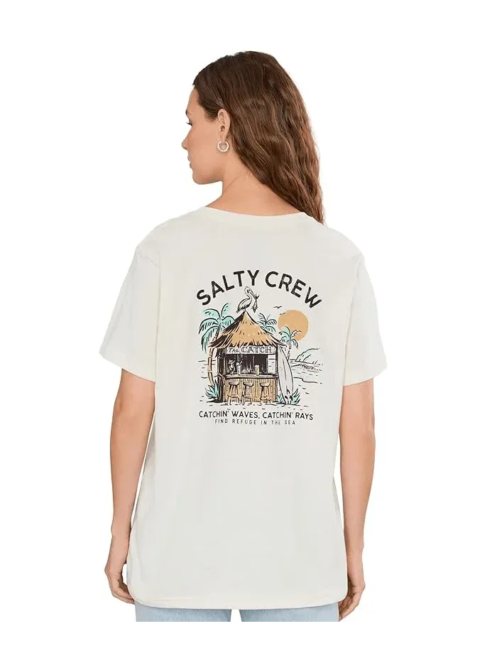 Футболка свободного кроя Beach Hut Boyfriend Salty Crew — 4