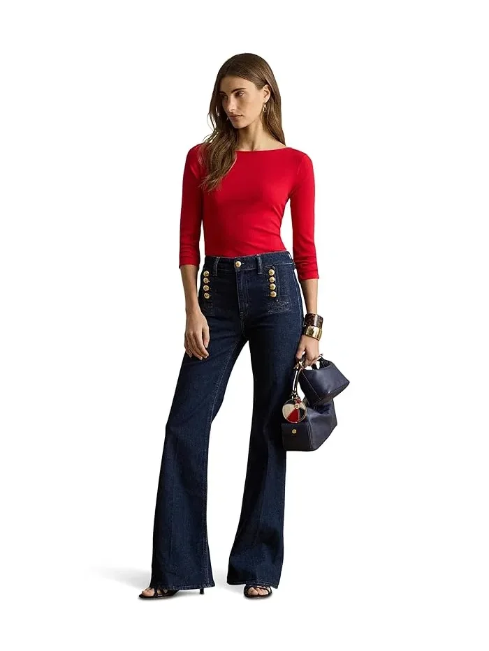 Футболка-лодочка трикотажная Lauren Ralph Lauren — 2