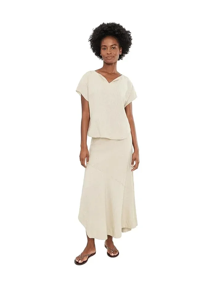 Футболка с разрезом на горловине Rumba Linen NIC+ZOE — 2