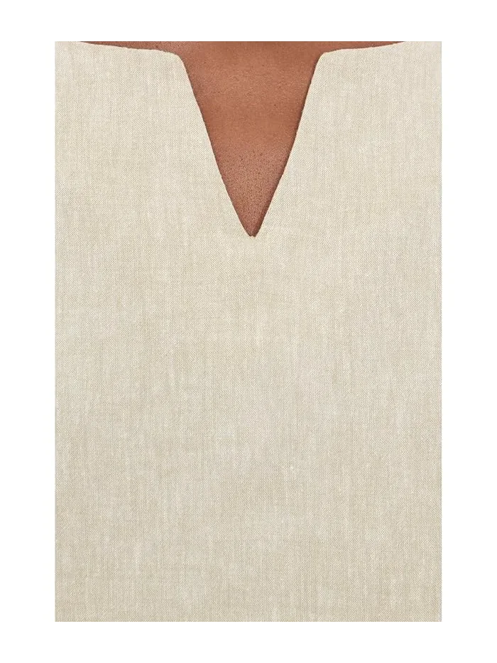 Футболка с разрезом на горловине Rumba Linen NIC+ZOE — 5