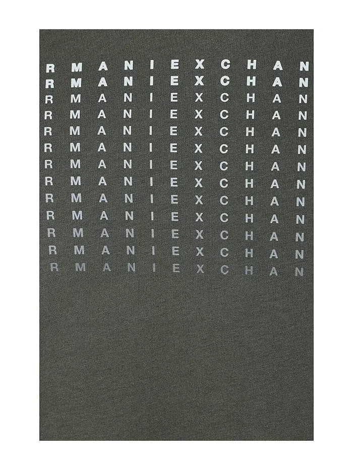 Футболка с логотипом Block Logo Armani Exchange — 5