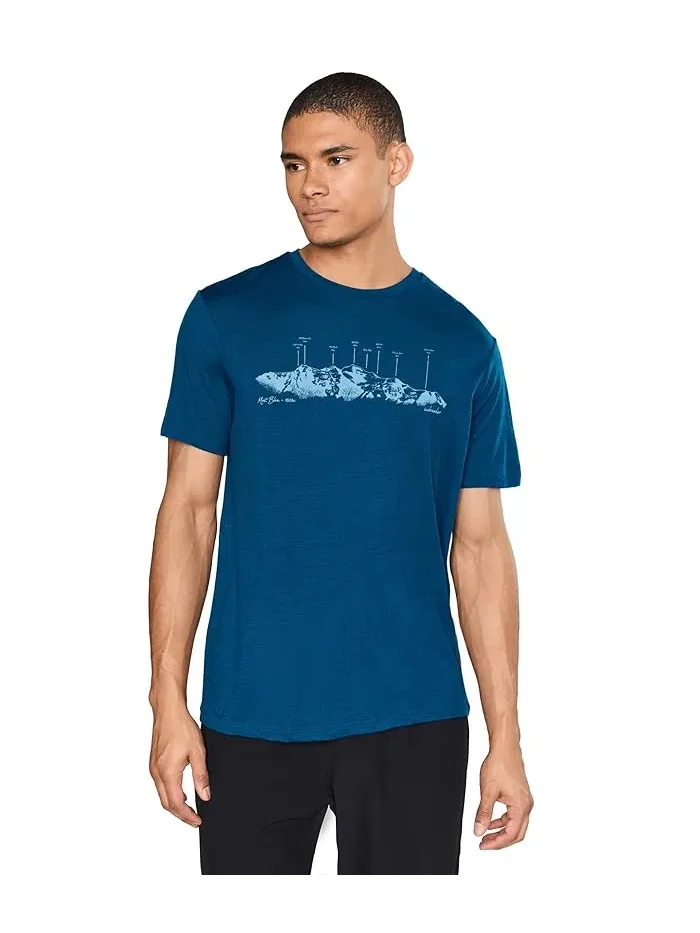Футболка Merino 150 Tech Lite Short Sleeve Tee The Peaks Icebreaker — 1
