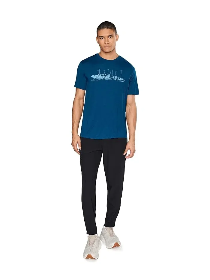 Футболка Merino 150 Tech Lite Short Sleeve Tee The Peaks Icebreaker — 2