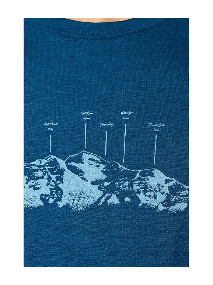 Футболка Merino 150 Tech Lite Short Sleeve Tee The Peaks Icebreaker — 5