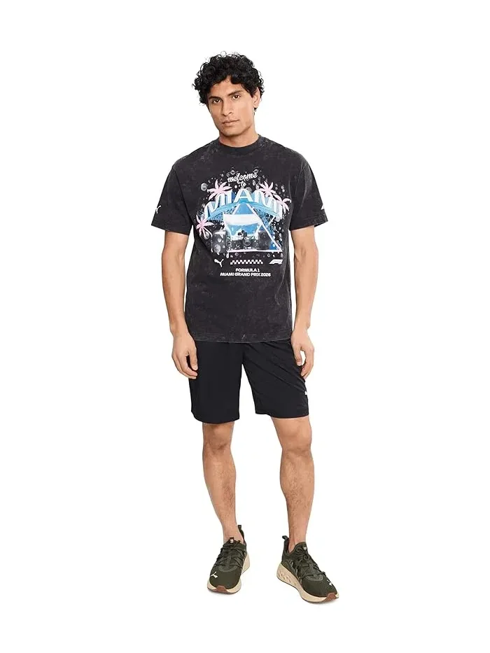 Футболка с графикой повседневная Formula 1 Miami Washed Graphic PUMA — 2