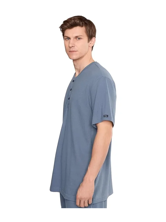 Футболка хенли с коротким рукавом Polo Ralph Lauren — 3