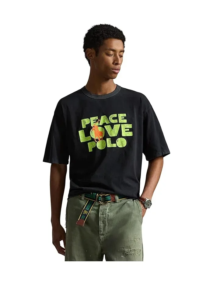 Футболка Classic Fit Peace Love Polo Polo Ralph Lauren — 1