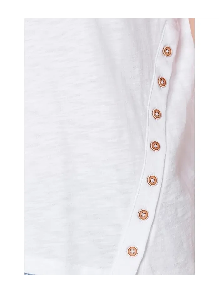 Футболка с асимметричной застежкой Upper Deck Elliott Lauren — 5