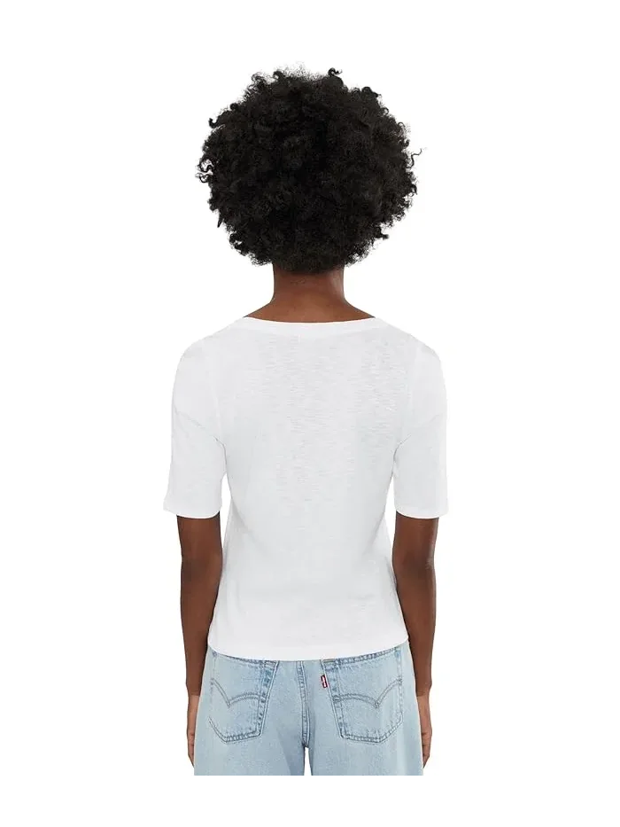 Футболка с длинным рукавом Nzt Elbow Sleeve Notch Tee NIC+ZOE — 4