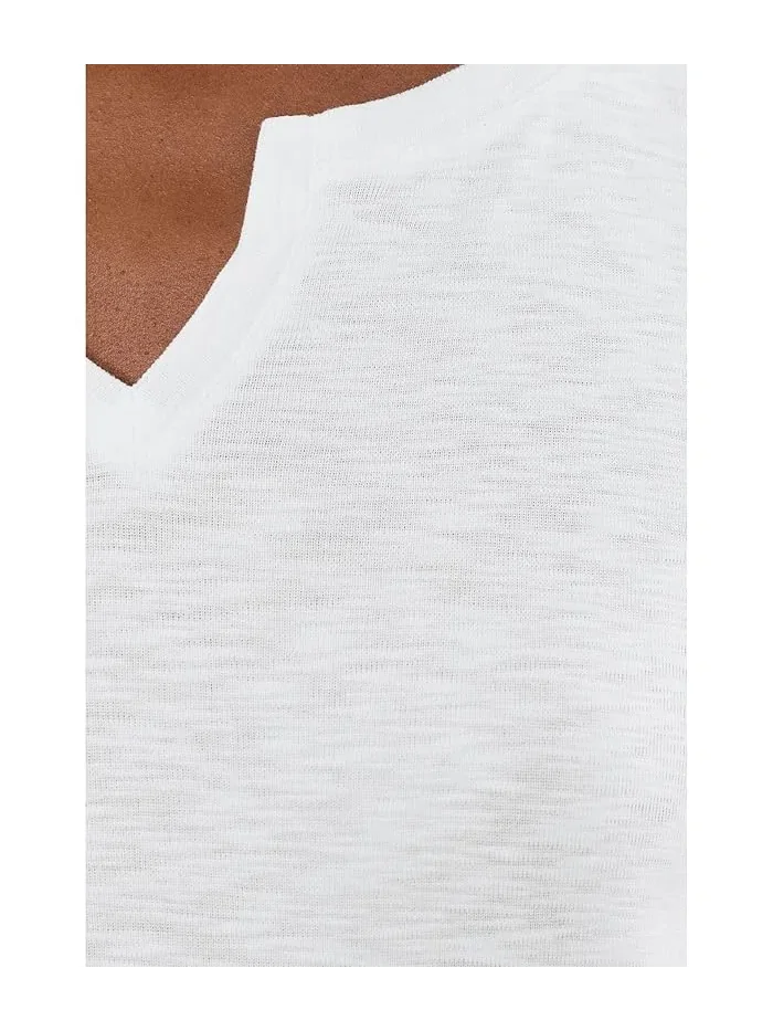 Футболка с длинным рукавом Nzt Elbow Sleeve Notch Tee NIC+ZOE — 5