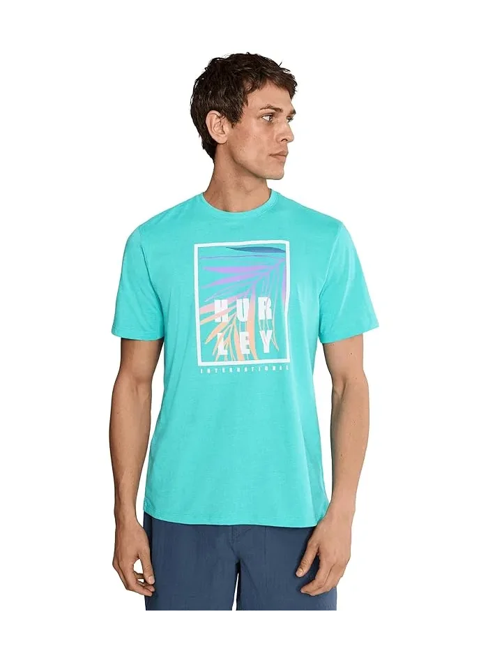 Футболка с принтом Window Tropics Hurley, Barracuda Heather — 1