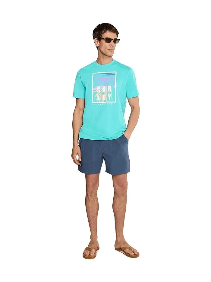 Футболка с принтом Window Tropics Hurley, Barracuda Heather — 2