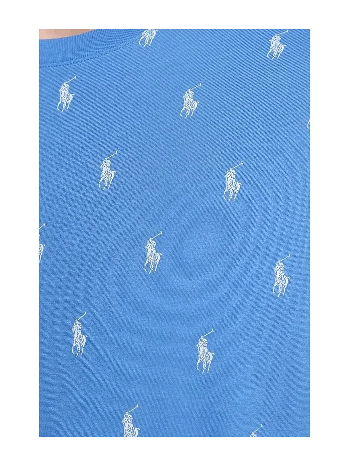 Футболка с принтом короткий рукав Printed Enzyme Short Sleeve Crew Polo Ralph Lauren — 5