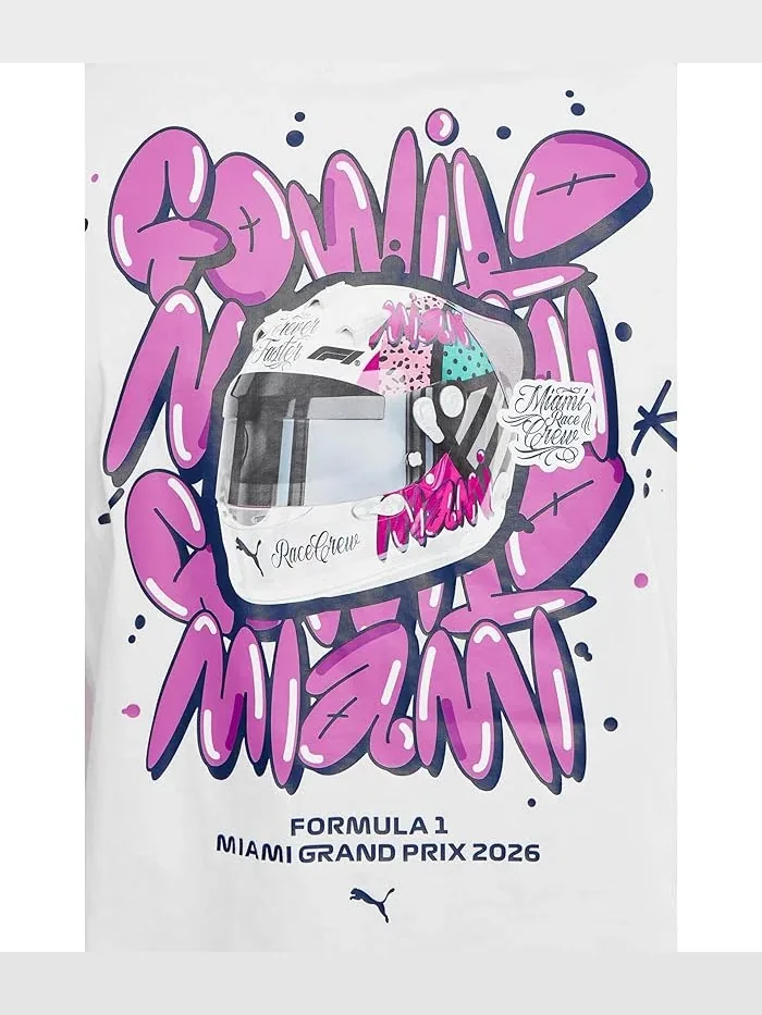 Футболка с принтом Formula 1 Miami Go Wild PUMA — 5