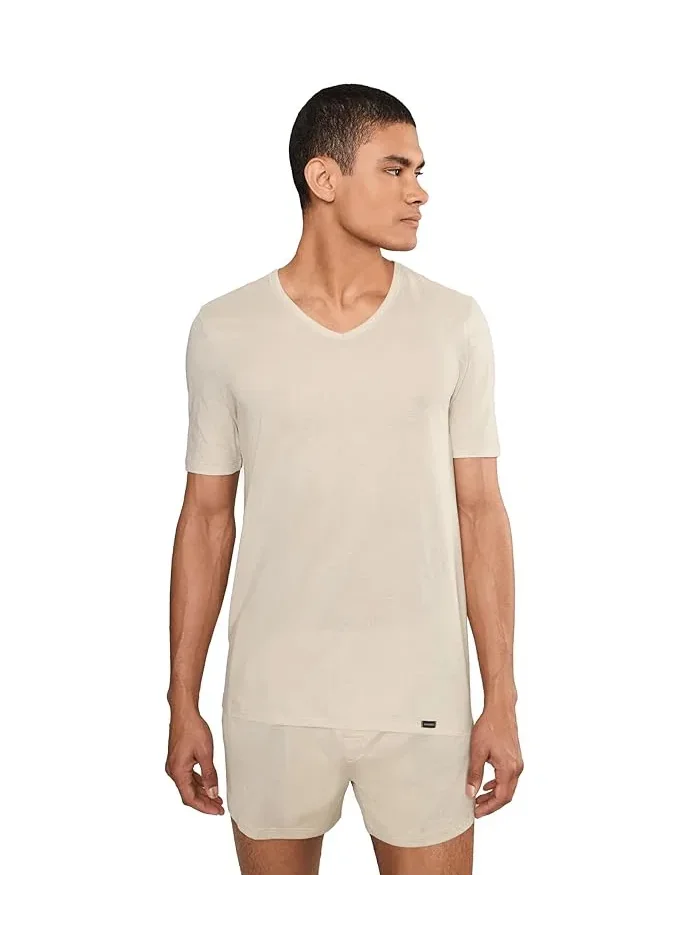 Футболка с V-образным вырезом Ultralight Short Sleeve V-Neck Hanro, Moon — 1