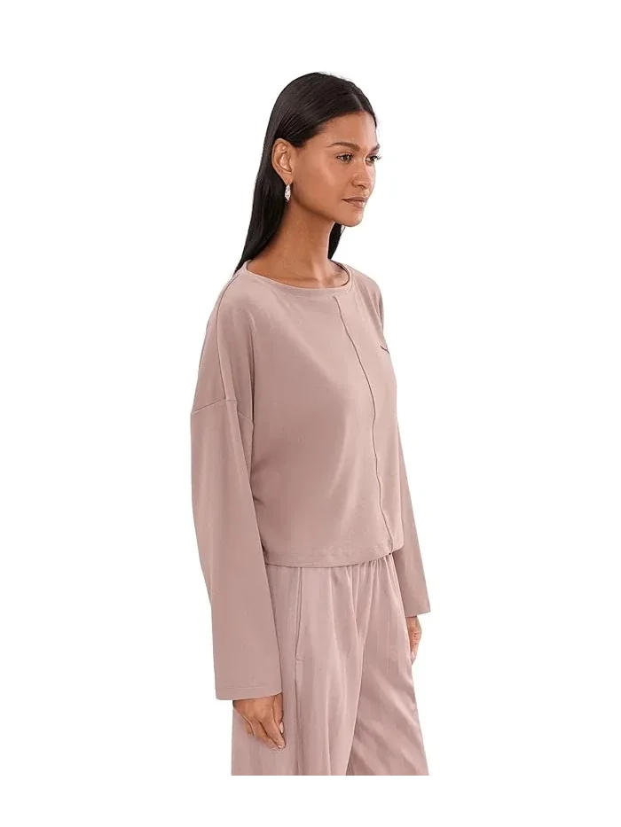 Футболка с длинным рукавом свободного кроя Cloudspun Ribbed Slouchy Long Sleeve Tee PUMA — 3