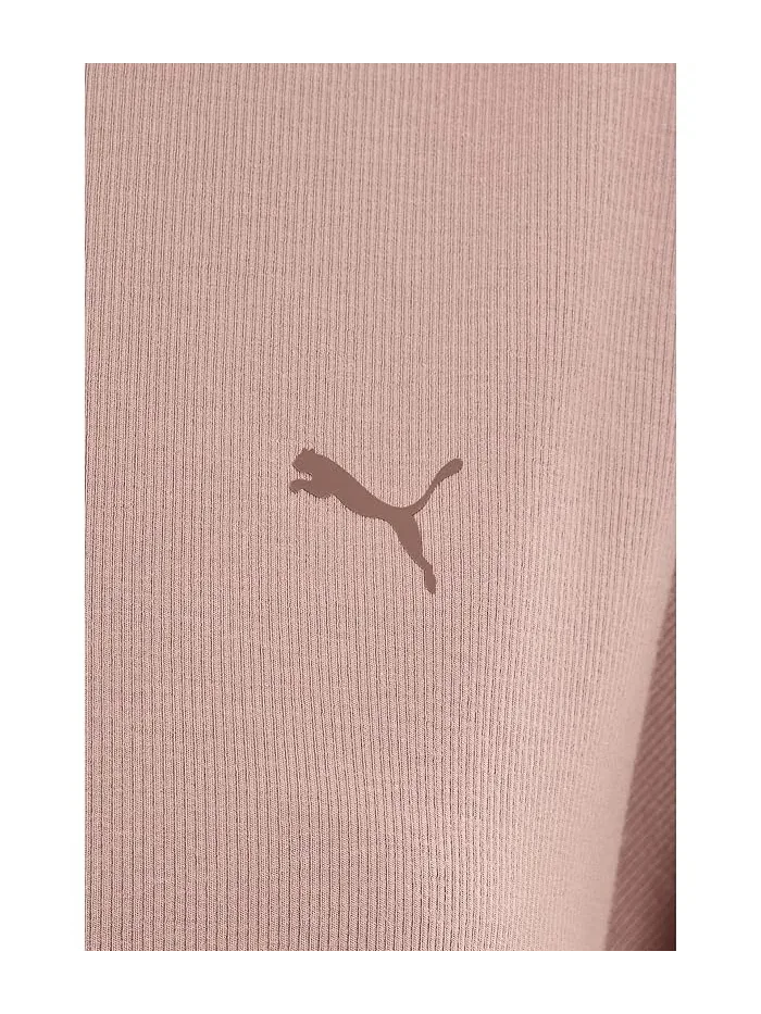 Футболка с длинным рукавом свободного кроя Cloudspun Ribbed Slouchy Long Sleeve Tee PUMA — 5