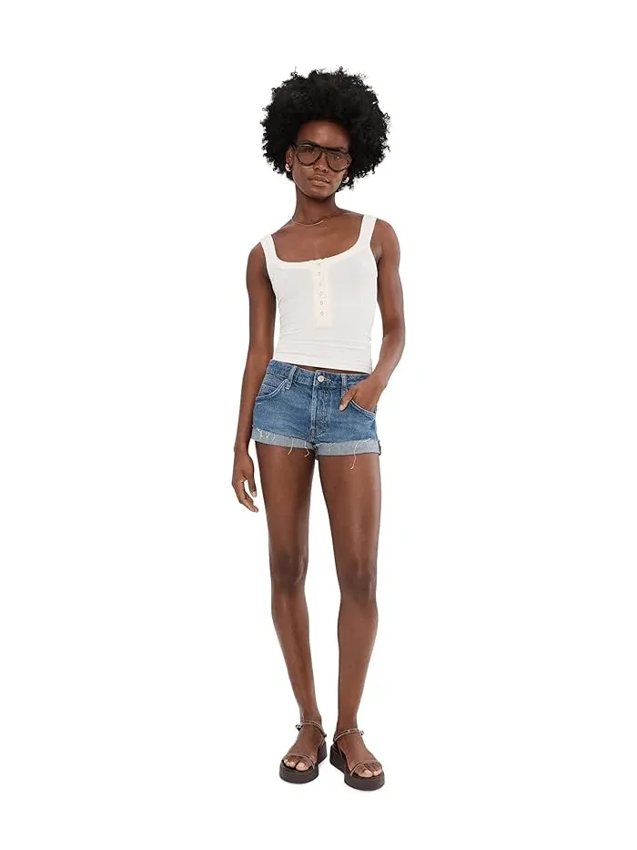 Шорты повседневные Cali Cuffed Shorties Free People, Bright Lights — 2