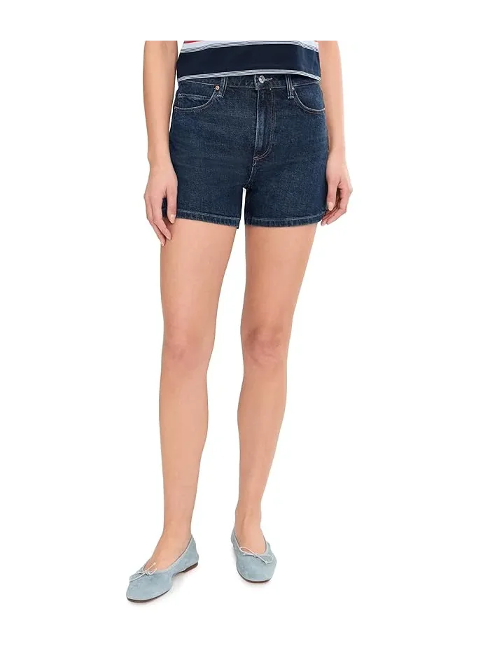 Шорты с высокой талией Dani Short Seamed Beltloops Paige, Visage — 1