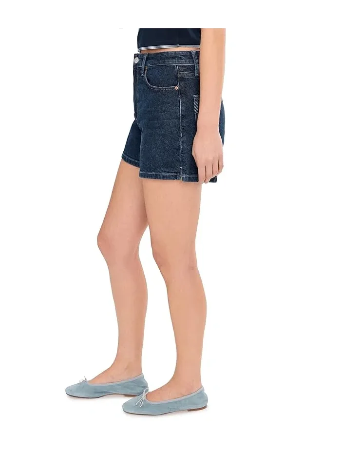 Шорты с высокой талией Dani Short Seamed Beltloops Paige, Visage — 3
