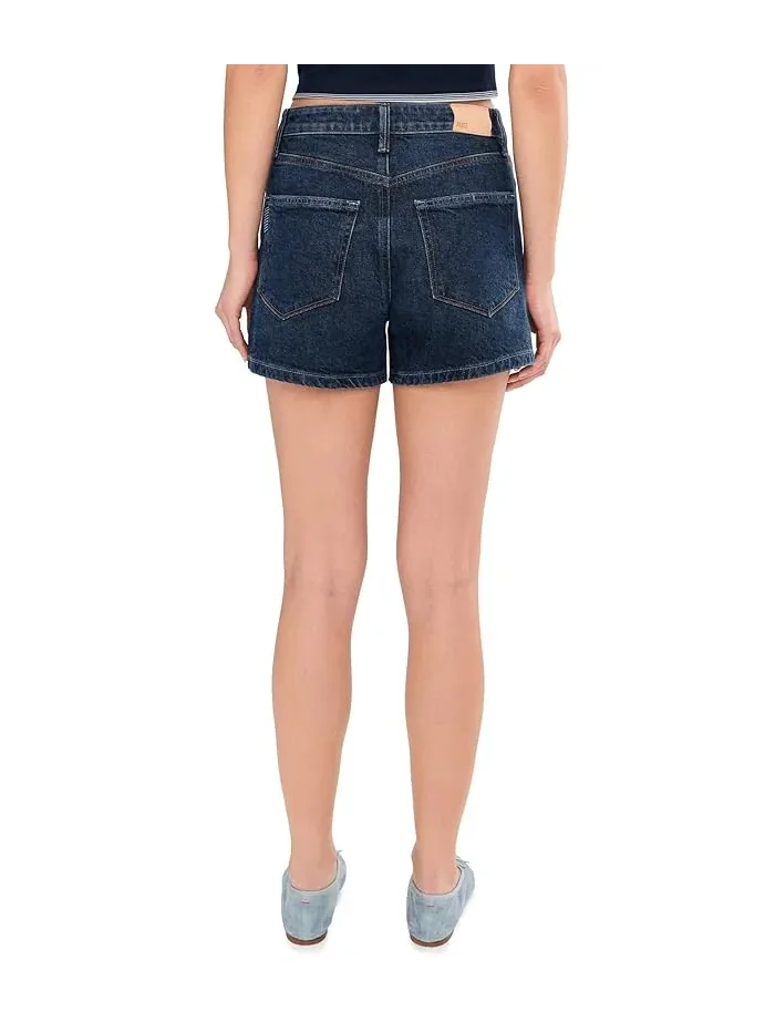 Шорты с высокой талией Dani Short Seamed Beltloops Paige, Visage — 4