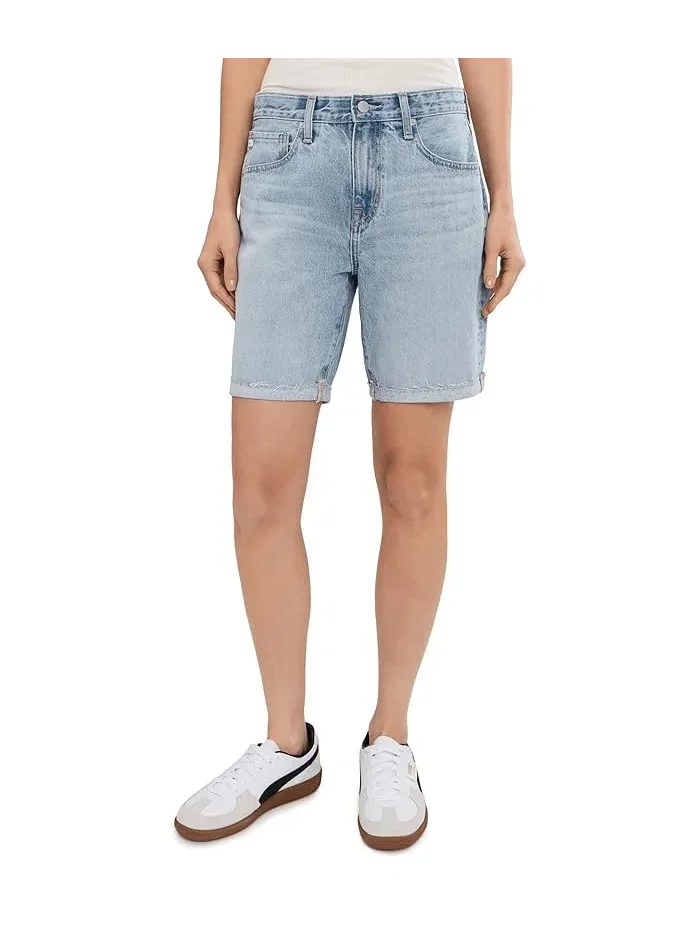 Шорты с завышенной талией Ex-Boyfriend AG Jeans, Soft Focus — 1