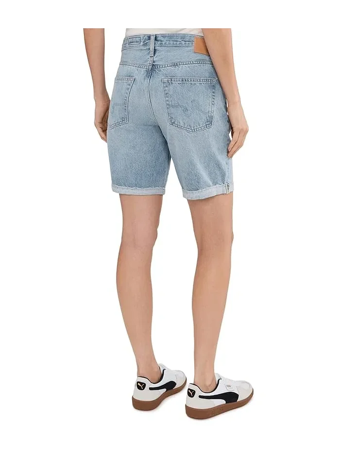 Шорты с завышенной талией Ex-Boyfriend AG Jeans, Soft Focus — 4