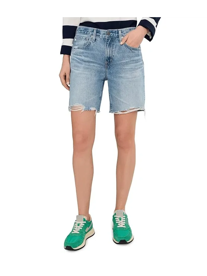 Шорты свободные Ex-Boyfriend Mid-Rise Slouchy AG Jeans — 1