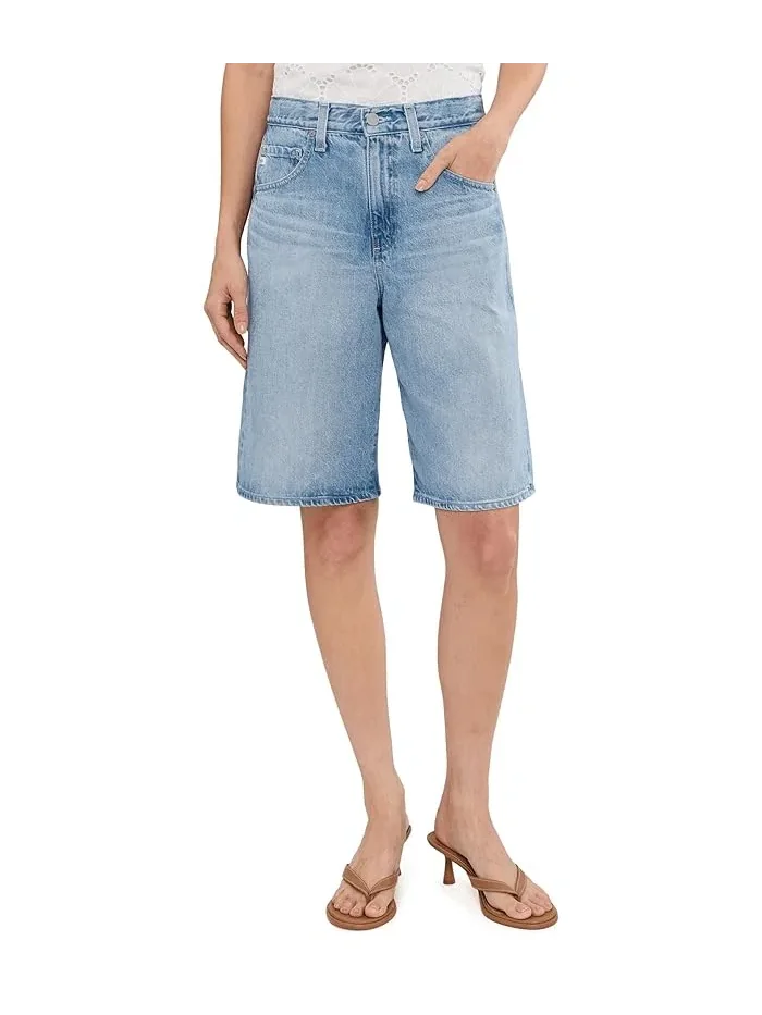 Шорты Hattie High-Rise Barrel AG Jeans, Mondrian — 1
