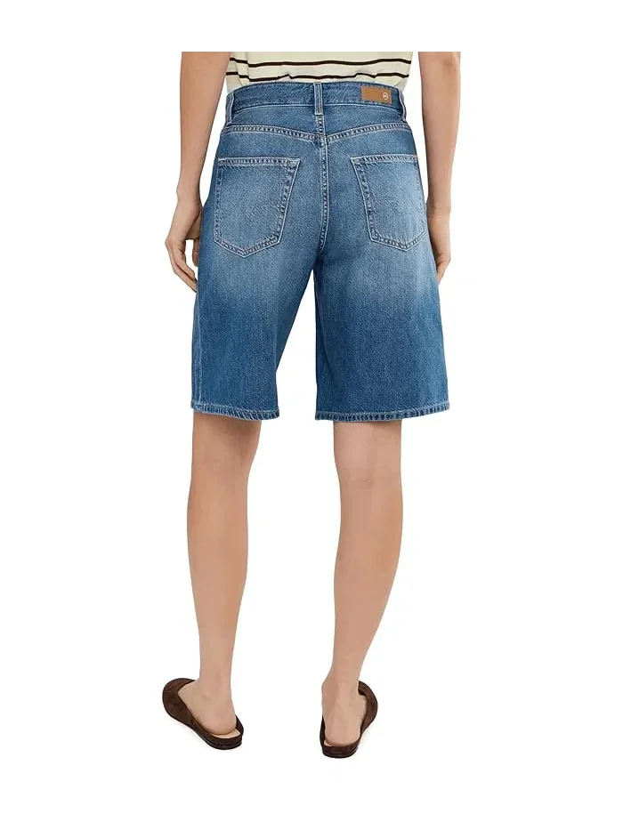Шорты бермуды завышенной талии Wide Leg Thalia AG Jeans, Galaxy — 4