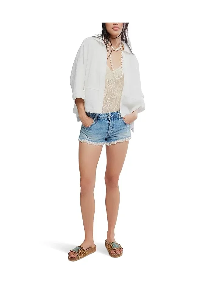 Шорты кружевные Cali Lace Free People, Short N Sweet — 1