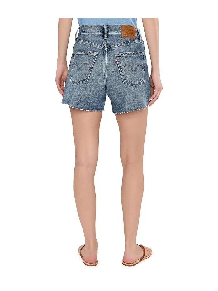 Шорты высокие Ribcage Short Zip Levi's Premium, Blow My Mind — 4